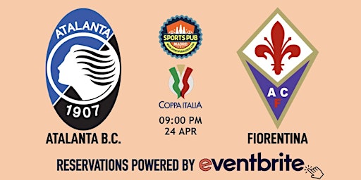 Imagem principal do evento Atalanta v Fiorentina | Coppa Italia - Sports Pub Malasaña