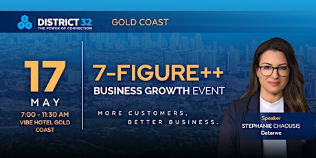 District32 Connect Premium $1M Event in Gold Coast – Fri 17 May
