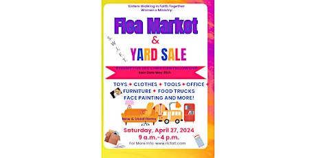Spring Flea Market & Yard Sale Hosted By S.W.I.F.T. Women's Ministry