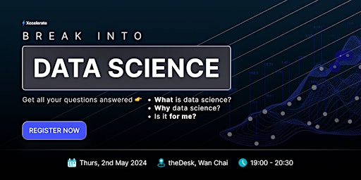 Imagem principal do evento Break Into Data Science