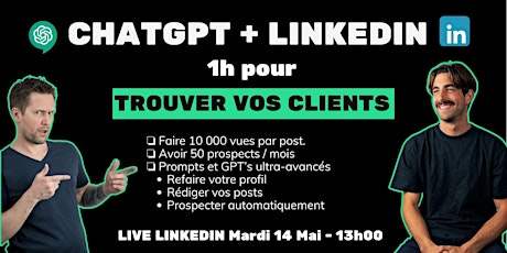 ChatGpt LinkedIn :  1h pour trouver vos clients - Poster & prospecter
