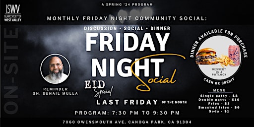 ISWV: Friday Night Social
