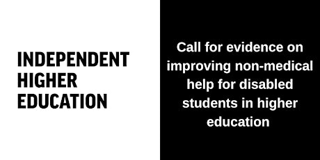 Call for evidence on improving non-medical help for disabled students primary image