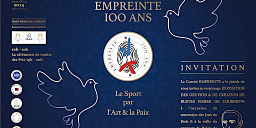 Image principale de Empreinte 100 ans - Exposition des oeuvres & création de bustes Pierre de Coubertin