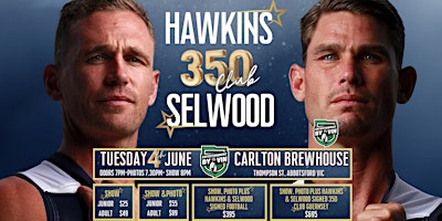 Imagem principal do evento 350 Club - Hawkins & Selwood LIVE at Carlton Brewhouse!