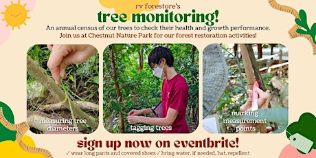 Event Change: Tree Monitoring @Chestnut Nature Park