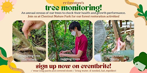 Imagem principal de Event Change: Tree Monitoring @Chestnut Nature Park