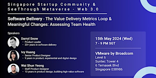 Imagem principal do evento Software Delivery - The Value Delivery Metrics Loop & Assessing Team Health