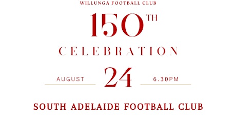 Willunga Football Club 150th Year Celebration