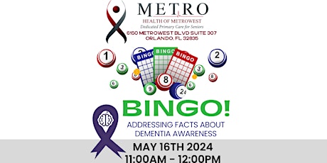 Free Bingo!  for Senior Citizens at Metro Health of MetroWest
