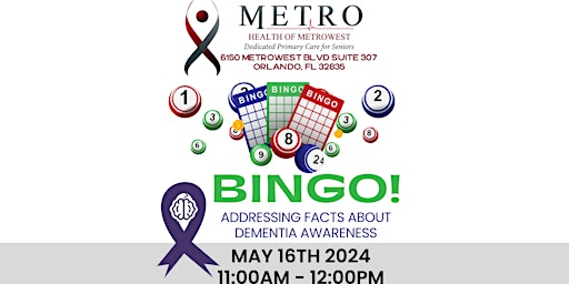 Free Bingo!  for Senior Citizens at Metro Health of MetroWest primary image