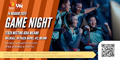 Imagen principal de IGDA Milano | Game Night