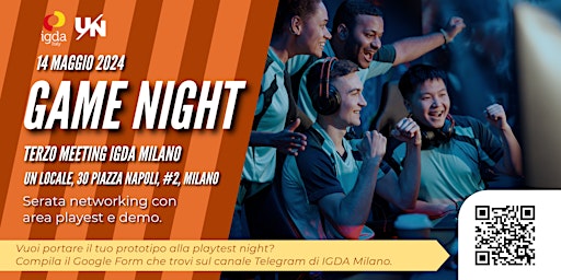 Hauptbild für IGDA Milano | Game Night