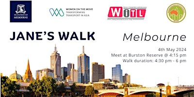 Hauptbild für Jane's Walk - Melbourne