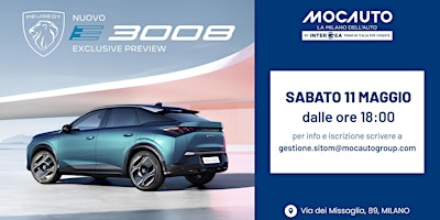 Hauptbild für Anteprima Assoluta Peugeot E-3008 da Mocauto | Milano
