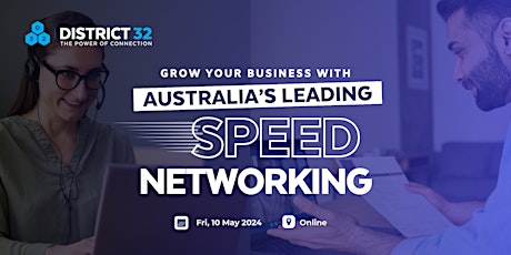 Australia’s Leading Speed Networking Event – Online – Fri 10 May