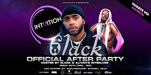 Imagem principal do evento INTUITION feat 6LACK & ALIYAH'S INTERLUDE (LIVE)