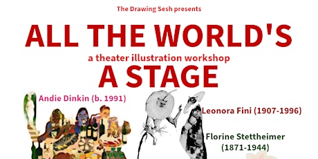 the Drawing Sesh: ALL THE WORLD'S A STAGE