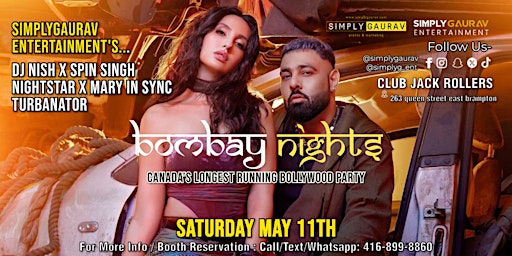 Immagine principale di BOMBAY NIGHTS | Canada's Longest Running Bollywood Party 