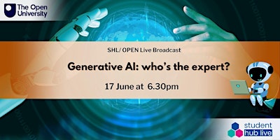 Generative AI: who's the expert? (18:30 - 19:30) primary image