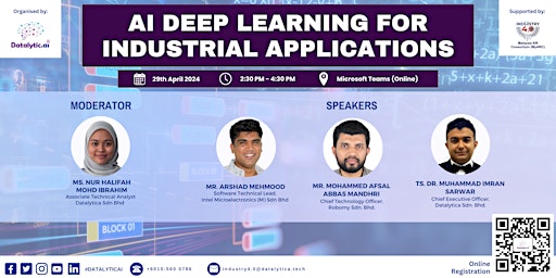 Hauptbild für AI Deep Learning for Industrial Applications