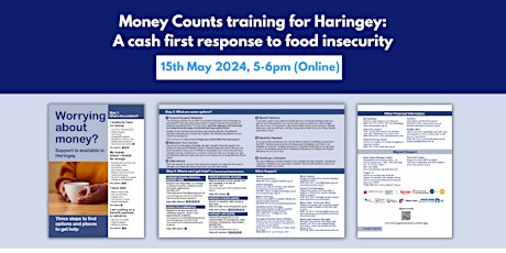 Money Counts training for Haringey (online)