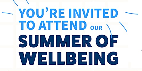 Summer of Wellbeing - Support with Sleeping
