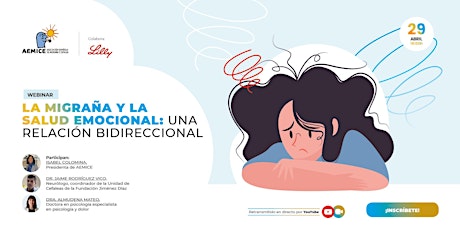 Hauptbild für Webinar: "La migraña y la salud emocional: una relación bidireccional"