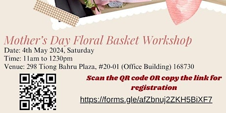 Mother's Day Floral Basket Workshop