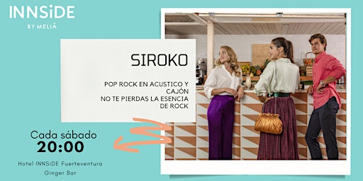 Imagem principal do evento SIROKO pop rock