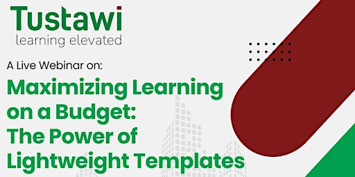 Primaire afbeelding van Maximizing Learning on a Budget: The Power of Lightweight Templates