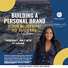 Building A Personal Brand - Your Blueprint To Success Workshop