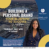 Building A Personal Brand - Your Blueprint To Success Workshop primary image