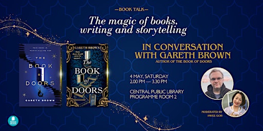 Immagine principale di The Magic of Books, Writing and Storytelling with Gareth Brown 