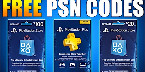 FREE || PSN Codes 2024 || How to Get Free PSN Gift Card Codes 2024 primary image