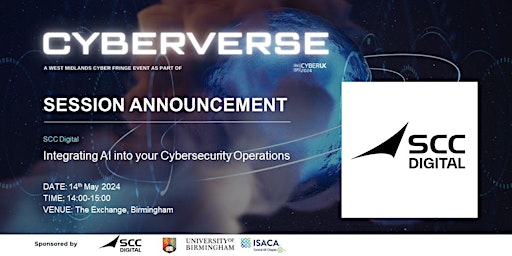 Primaire afbeelding van CyberVerse: Integrating AI into your Cybersecurity Operations