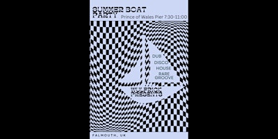 Summer Boat Party by Wulfrick Presents primary image