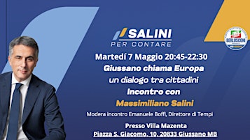 Imagem principal do evento Incontro con Massimiliano Salini