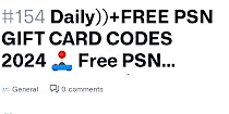Immagine principale di Gift Card Generator 2024   PlayStation Store Gift Card Code 