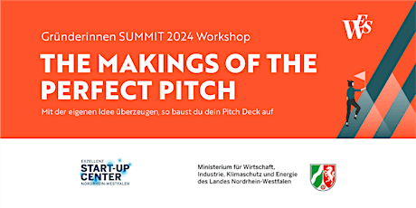 Workshop: The makings of the perfect pitch