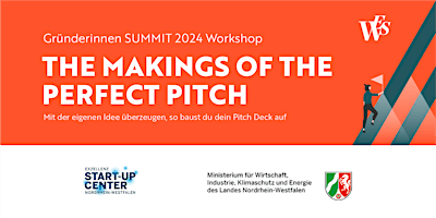 Hauptbild für Workshop: The makings of the perfect pitch