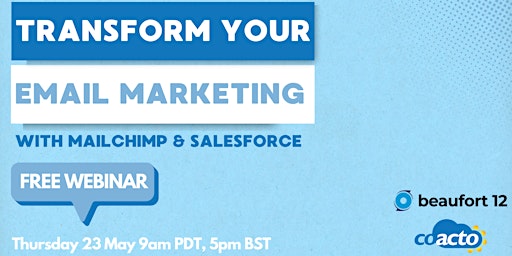 Immagine principale di Transform Your Email Marketing: Mailchimp + Salesforce Webinar 