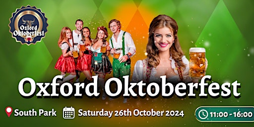 Imagem principal do evento Oxford Oktoberfest - Saturday DAY