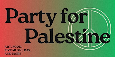 Imagem principal do evento PARTY FOR Palestine - fundraiser for MAP