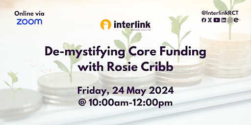 Hauptbild für De-mystifying Core Funding with Rosie Cribb