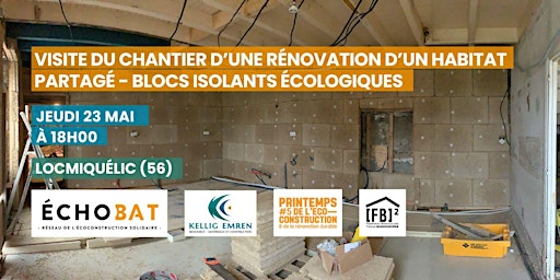 Primaire afbeelding van Chantier d’une rénovation d’un habitat partagé - blocs isolants écologique