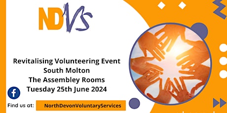 Revitalising Volunteer Event (South Molton) - Organisations Booking Form  primärbild