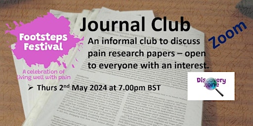 Image principale de Chronic Pain Science Journal Club - discussion of pain research for All