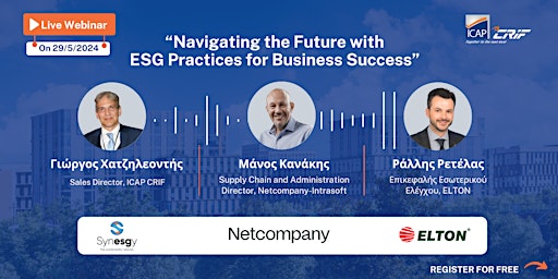 Navigating the Future with ESG Practices for Business Success. primary image