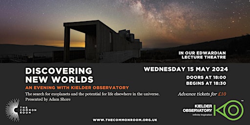Discovering New Worlds:  with Kielder Observatory at The Common Room primary image